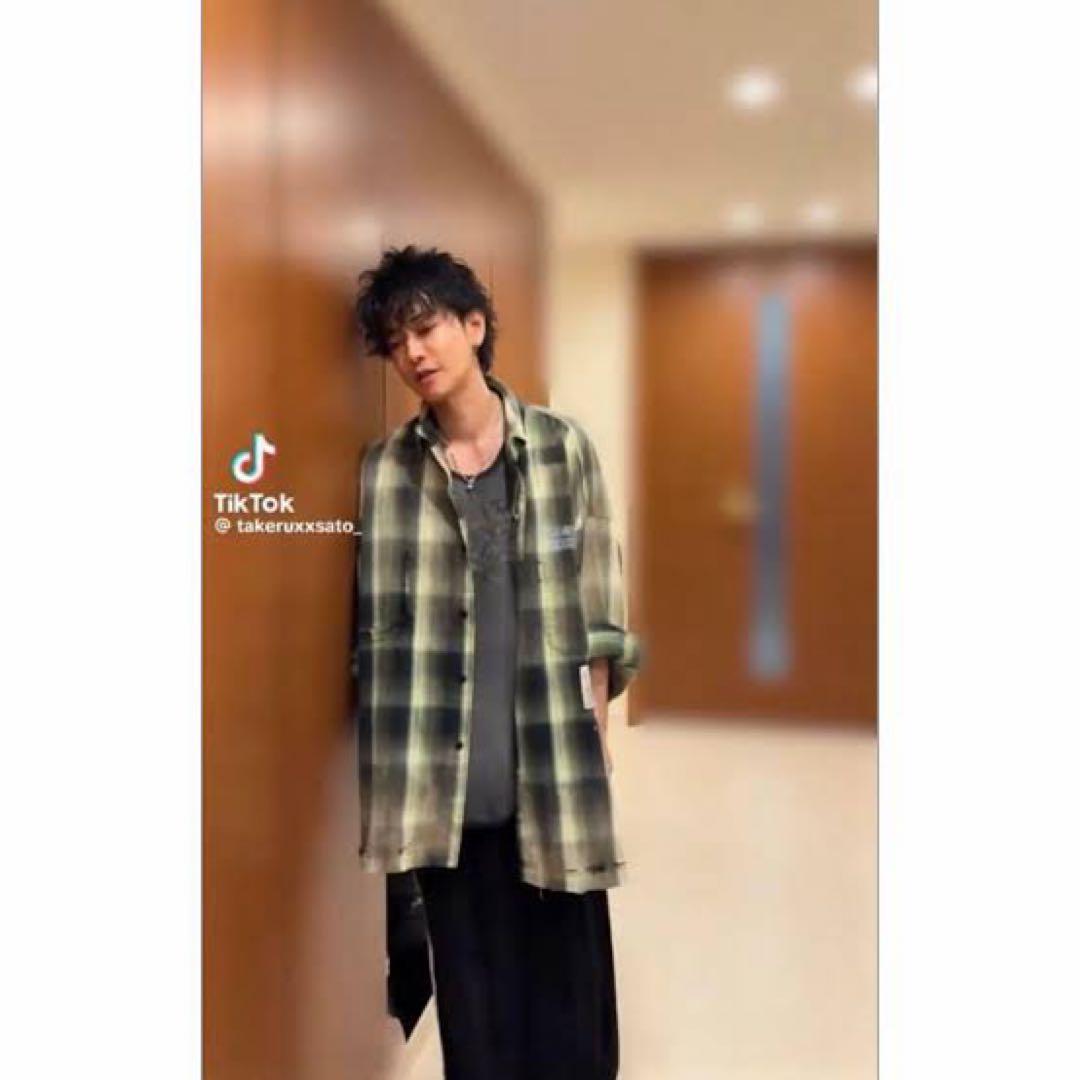 佐藤健着用　maison mihara yasuhiro シャツ