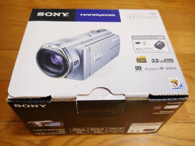 SONY ビデオカメラ HDR-CX500V◆予備バッテリー・チャージャー付き
