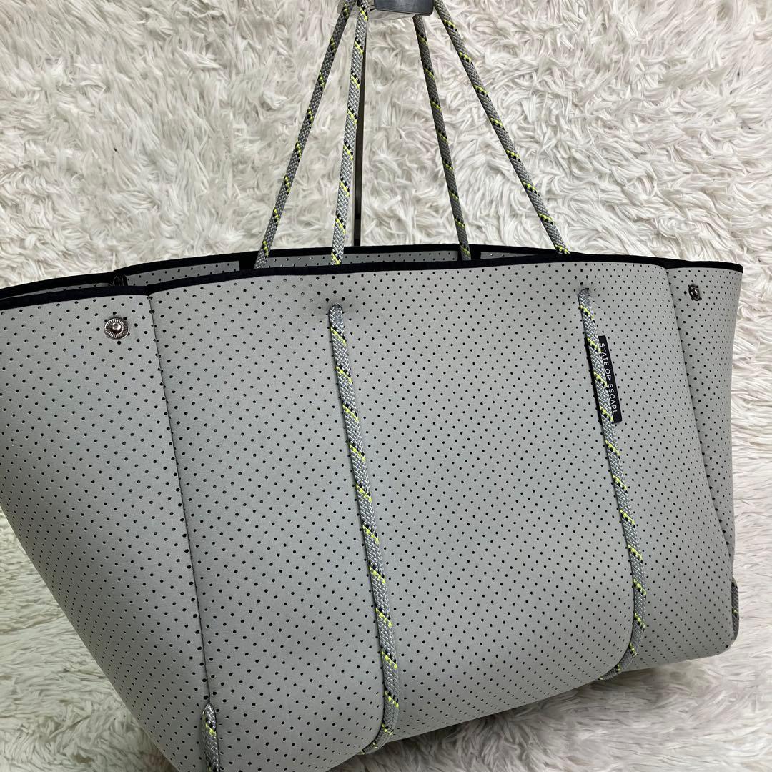 人気✨STATE OF ESCAPE トートバッグ　カーキ　マザーバッグ