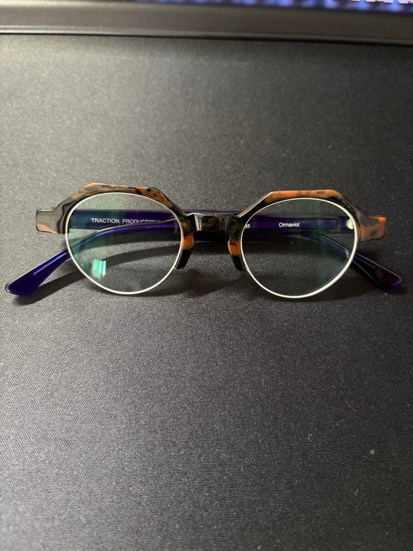 TRACTION PRODUCTIONS メガネフレーム LAHTI ハーフリム ティファニー メガネ TIFFANY&Co. TF1158TD 6021 オーバル ハーフリム