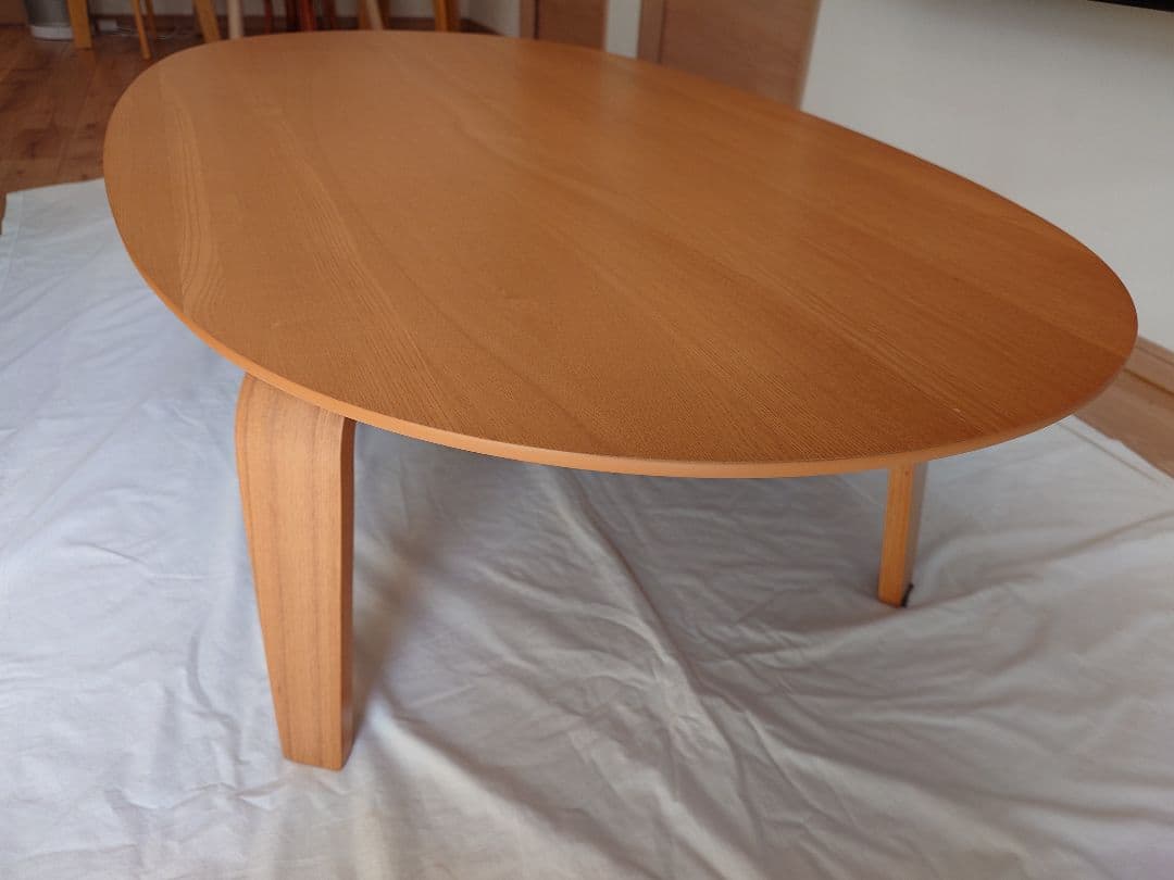 ナチュラル木製楕円形テーブル 120cm 楽天市場】ダイニングテーブル 伸縮式 120～150cm 楕円型 アルグ