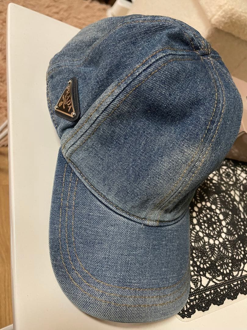PRADA デニム ベースボールキャップ 楽天市場】PRADA プラダ デニム ベースボールキャップ 2HC274 AJ6