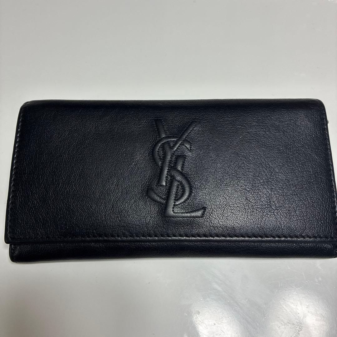 サンローラン　長財布　ブラック