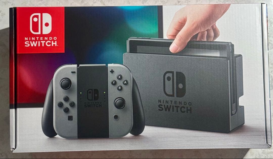 Nintendo Switch 本体 グレー ＊Joy-Con色違い
