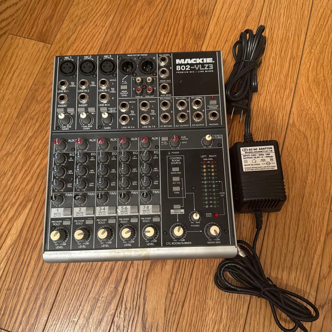 MACKIE 802-VLZ3 マイク/ラインミキサー