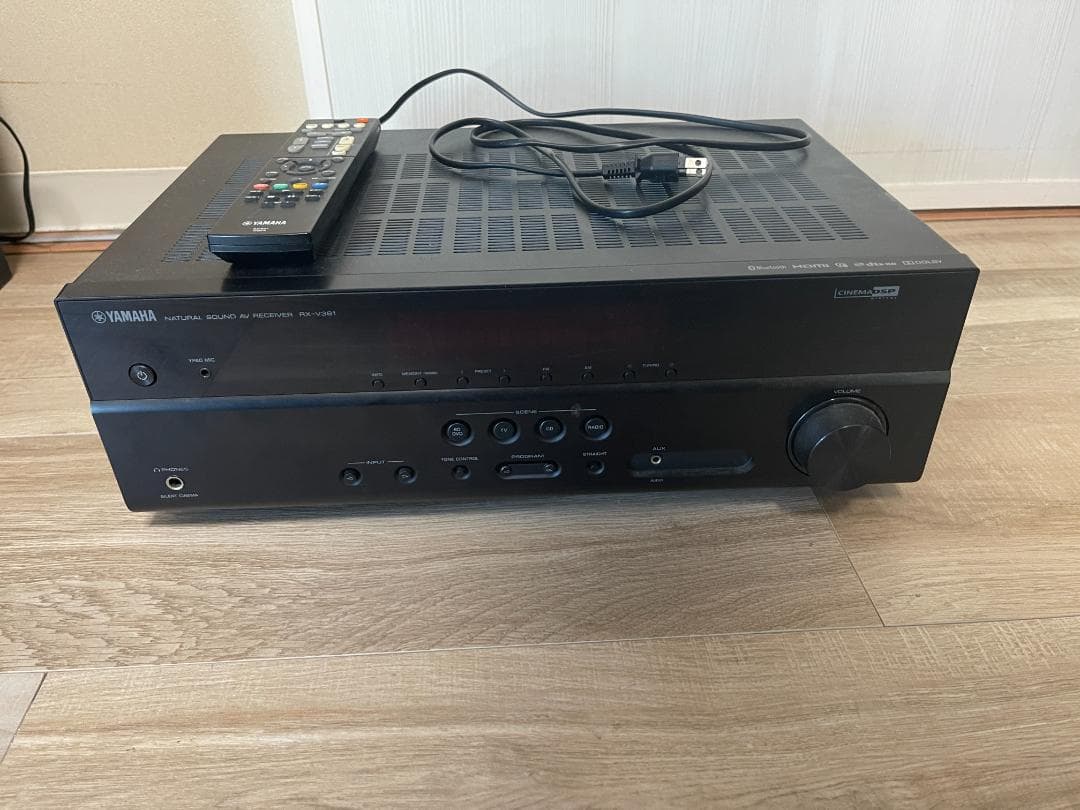 【YAMAHA AVレシーバー】RX-V381送料込み！引越し処分 リモコン付き