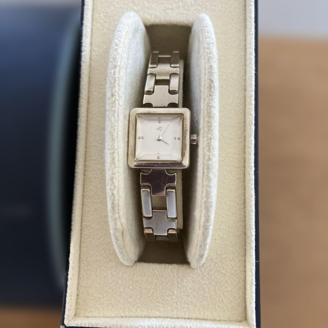 4°C スクエアフェイス 腕時計