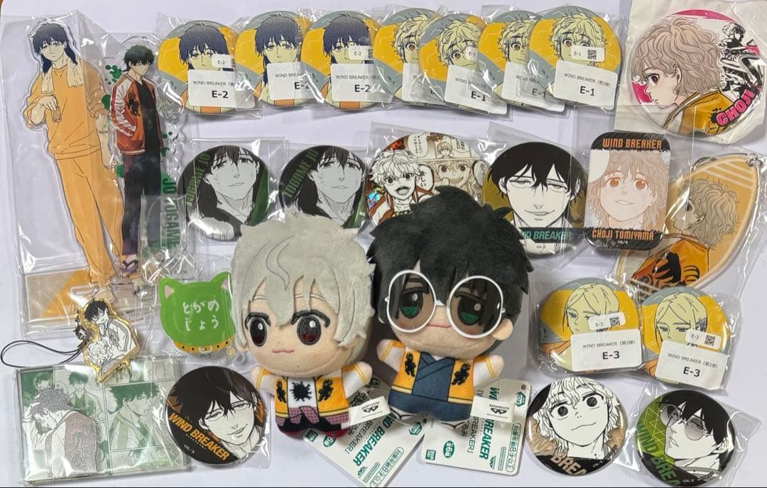 十亀条 兎耳山丁子 缶バッジ グッズ アクリルスタンド ちびぐるみ