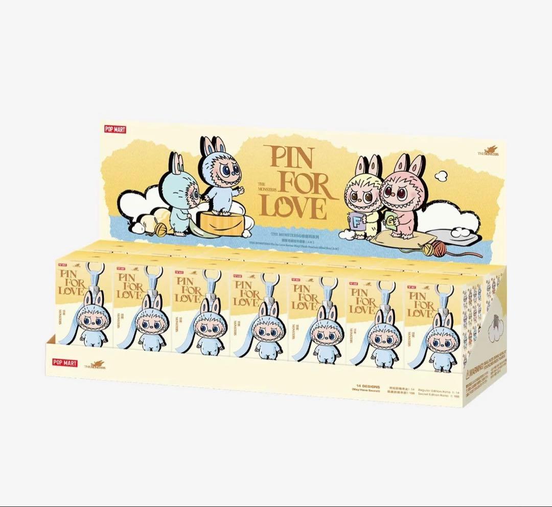THE MONSTER PIN FOR LOVEシリーズ（A-M)ラブブ　新作 POP MART（ポップマート） 正規品保証 THE MONSTERS PIN FOR LOVE