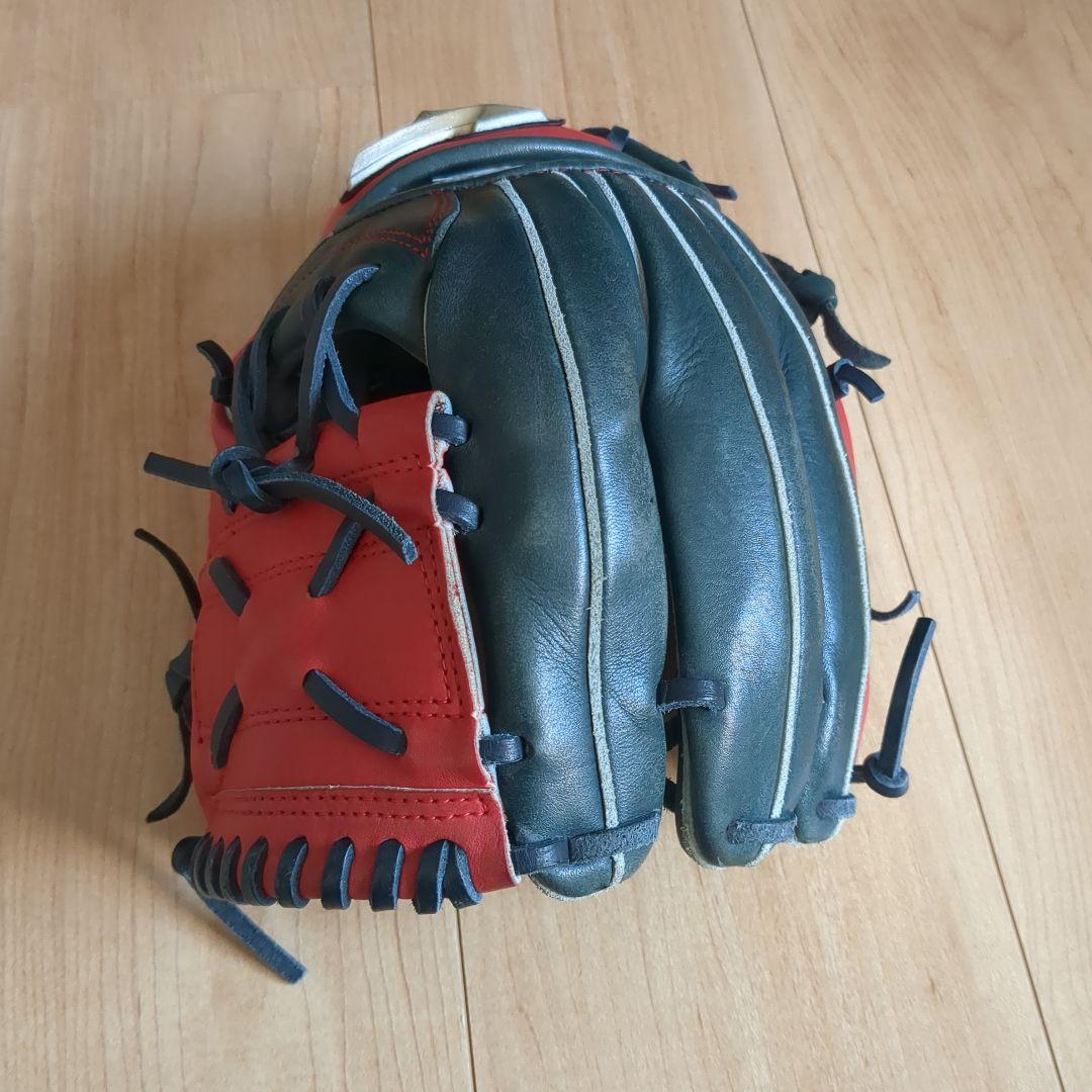 Mizuno ソフトボール用グローブ 赤/緑 - メルカリ