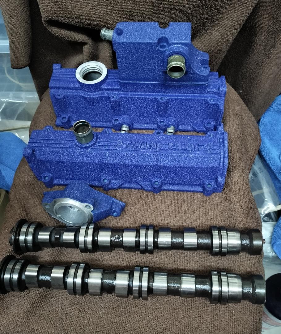 カプチーノ　アルトワークス　F6Aツインカム　純正カムホルター　カムシャフト付 Yahoo!オークション -「f6a ツインカム ヘッド」の落札相場・落札価格