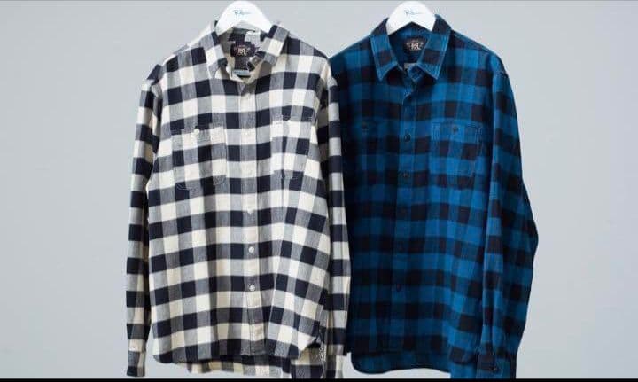 ロンハーマン別注 RRL バッファローチェックシャツ M
