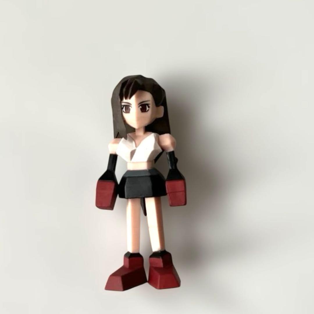 FF7 一番くじ G賞 ミニフィギュア ポリゴン ティファ - メルカリ