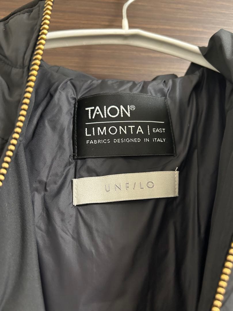 ダウンコート 「VERYベストダウン大賞コスパ賞」TAION×UNFILO 黒M