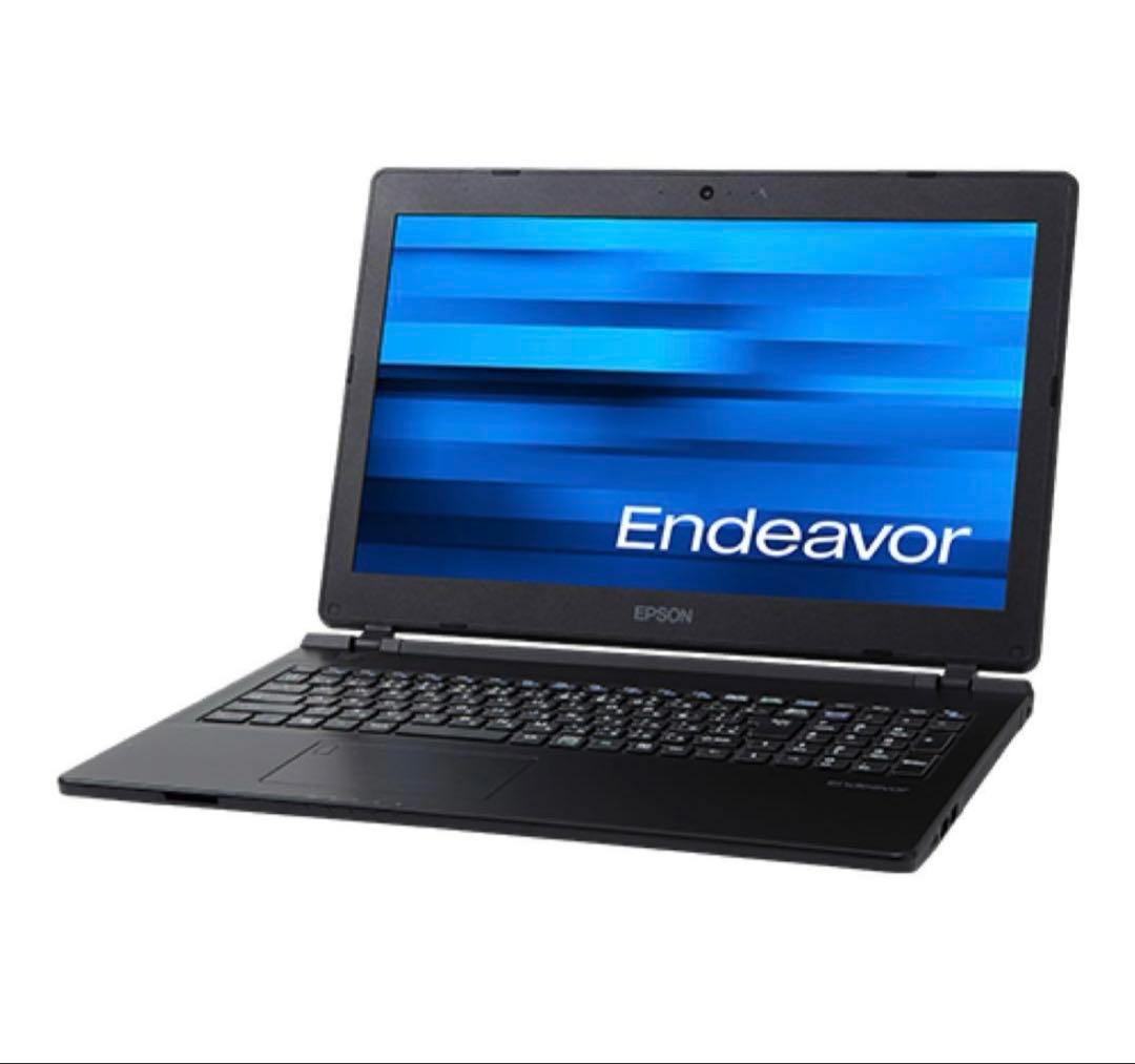 美品 EPSON Endeavor NJ4400E-2 Office2019正規 エプソンダイレクト Endeavor NJ4400E-2 15.6型 HDノートパソコン(Core