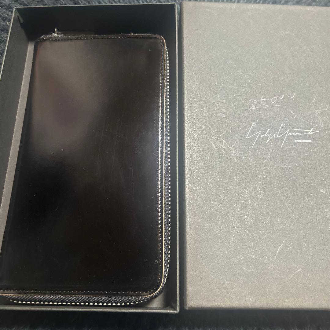 ヨウジヤマモト　長財布　ラウンドファスナー　ブラック　レザー Yohji Yamamoto - Yohji Yamamoto(ヨウジヤマモト) ラウンドファスナー