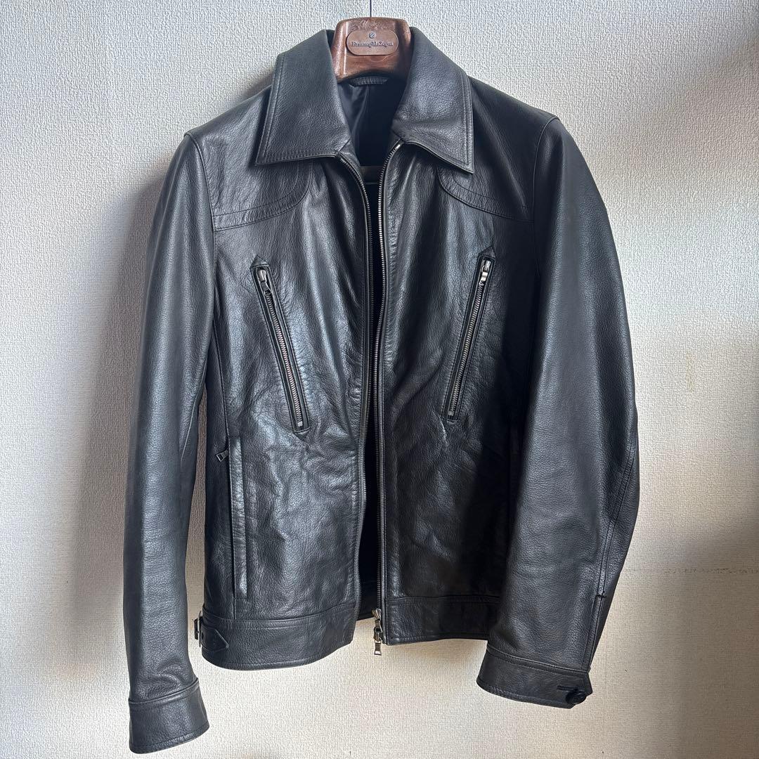 PS Paul Smith レザージャケット 牛革 シングルライダース