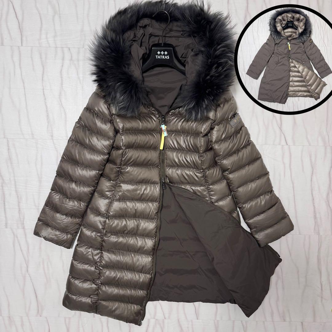 Lサイズ✨タトラス ISERA ダウンコート リバーシブル 4way ファー