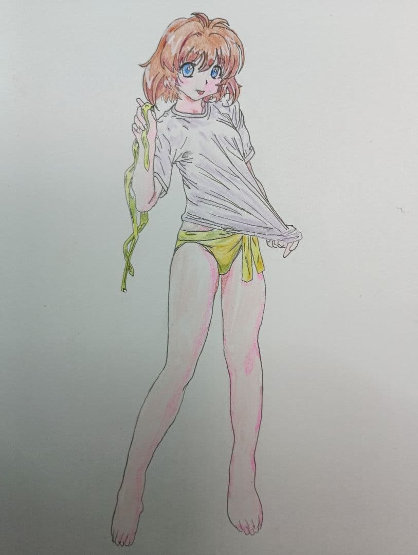 アニメ風人物画