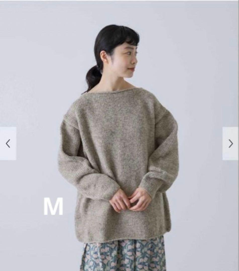 M 新品タグ付き　かぐれ　2サイズ展開ペルーボートネックニット　アーバンリサーチ