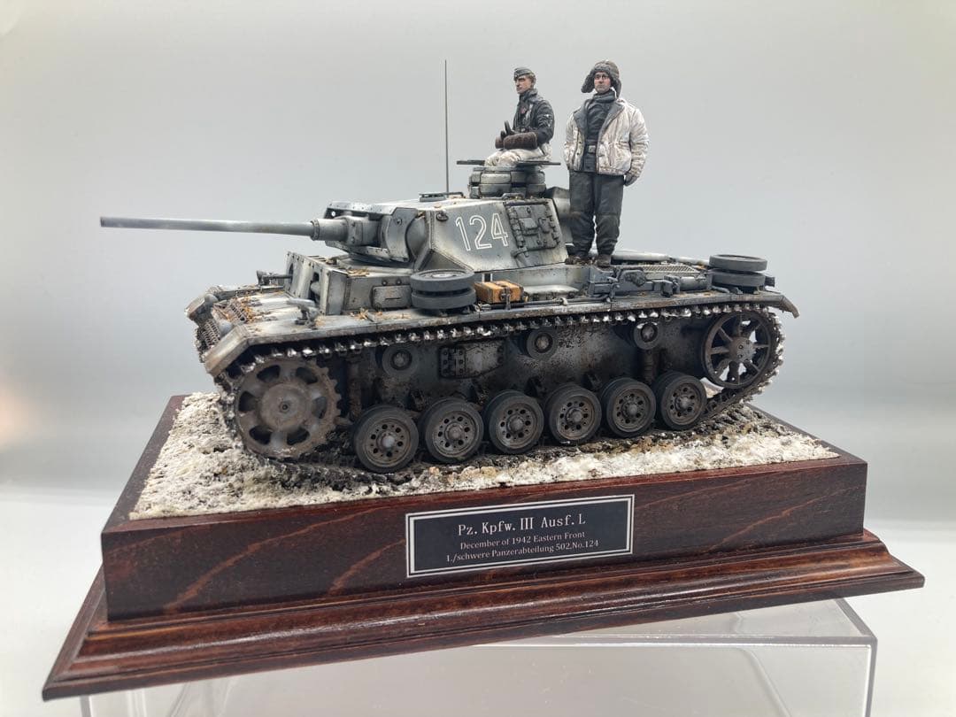 戦車完成品 1/35 3号戦車L型 ヴィネット全塗装済み完成品 ドイツIII号戦車L型 (プラモデル) - ホビーサーチ ミリタリープラモ