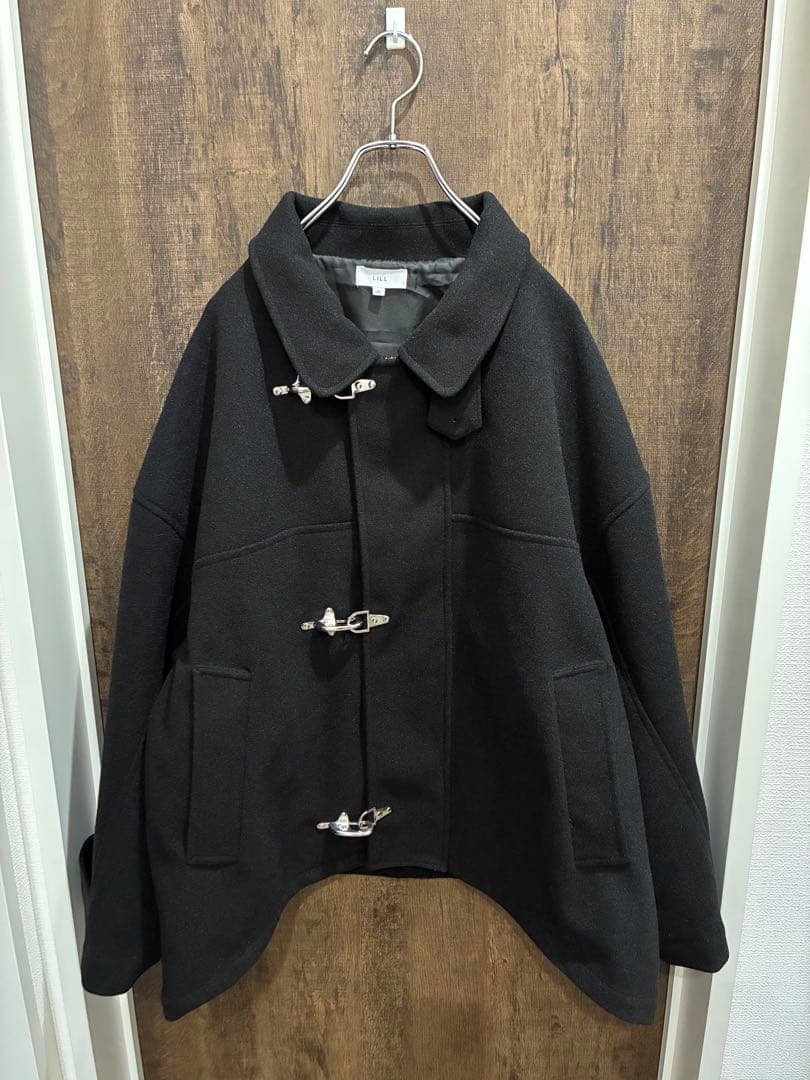 美品 LILL リル ショート丈 メルトン ファイヤーマン ブルゾン XL