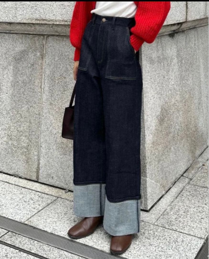 147 イチヨンナナ ロールアップデニム S