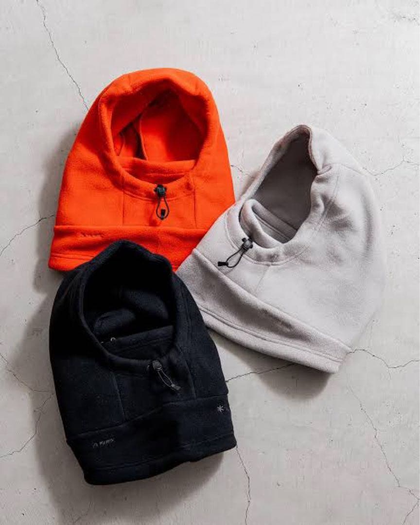 スノーピーク　バラクラバ　オレンジ