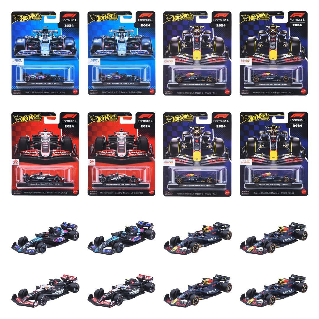 ホットウィールプレミアム レース アソートメント F1 HRV11-986F ①