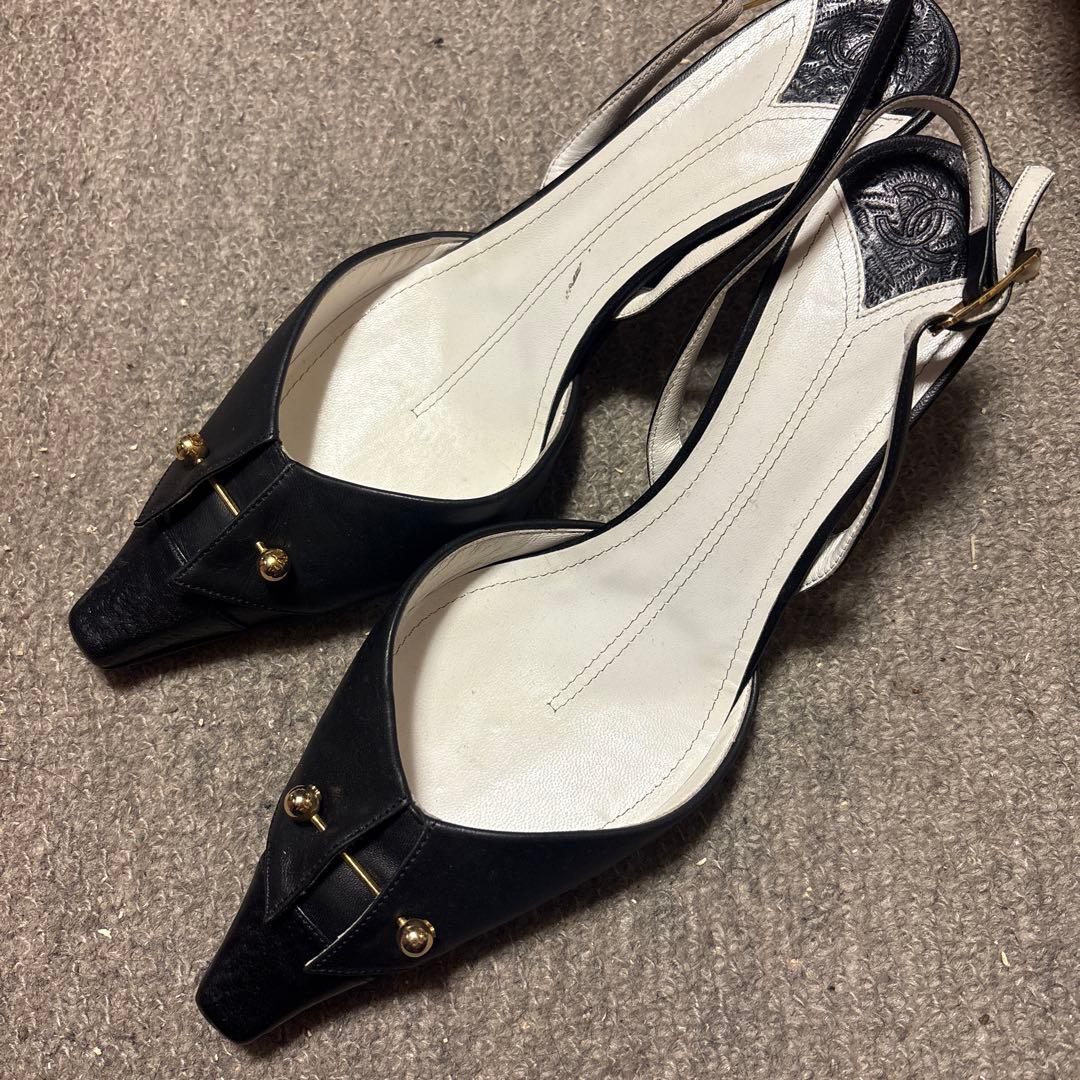 シャネル　CHANEL ロゴデザイン　パンプス　37 サイズ　24センチ　美品 楽天市場】【新品・未使用品】シャネル CHANEL バレリーナ ココマーク