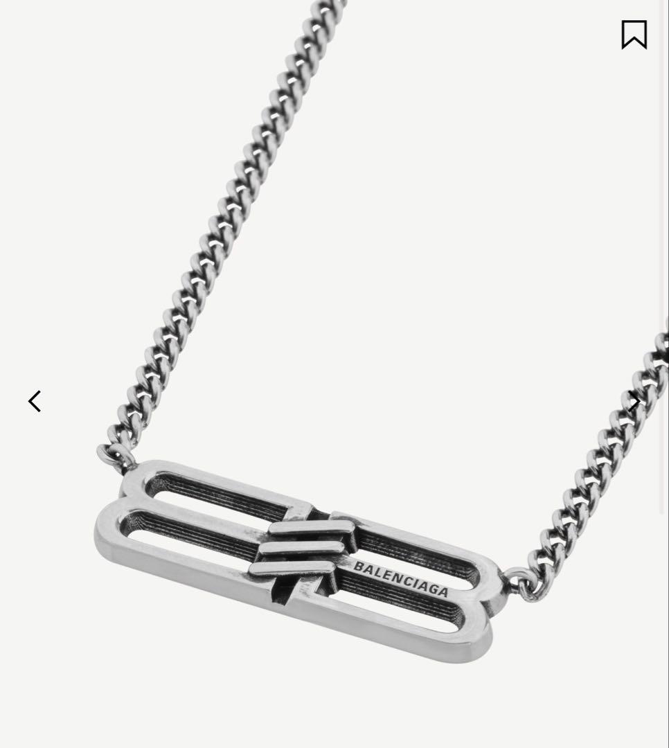 BALENCIAGA バレンシアガ BB ICON ネックレス　アンティーク調