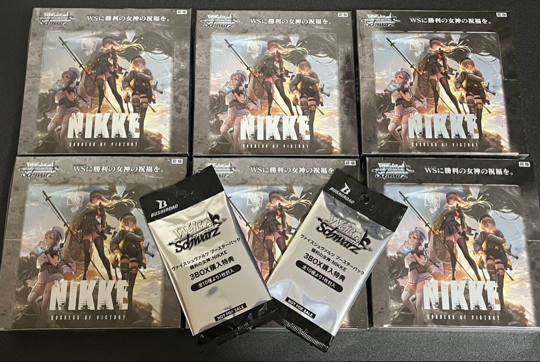 初版　勝利の女神:NIKKE シュリンク付き未開封6箱　ヴァイスシュヴァルツ