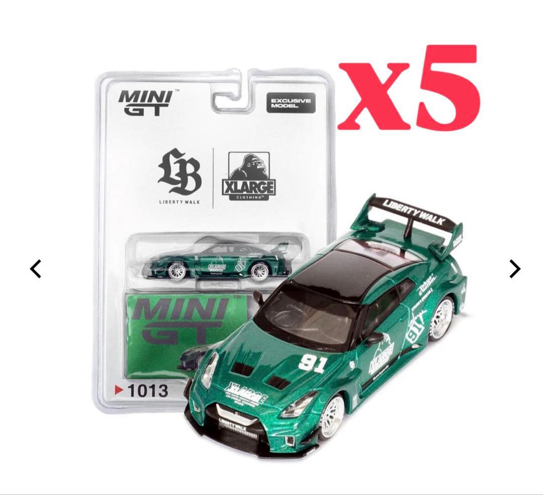 【5個セット】XLARGE × LIBERTY WALK MINI GT