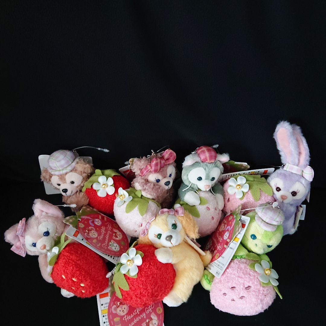 新品タグ付き ハートフェルトストロベリーギフト ぬいぐるみチャーム7体セット