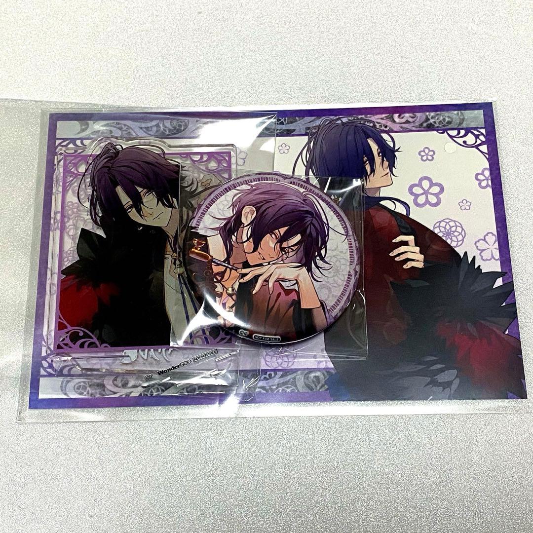 オランピアソワレ　縁　ワングー特典　メセカ　缶バッジ　アクスタ