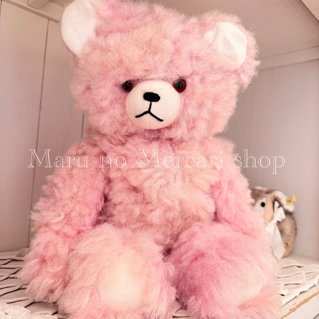 アンティークベア　ドイツ　ピンク　テディベア　アンティーク　Vintage ベア