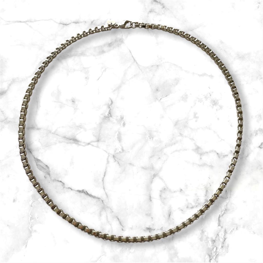 TIFFANY ティファニー　ベネチアン　ネックレス　シルバー925 ティファニー TIFFANY & Co. ベネチアンネックレス 45.5cm チェーン