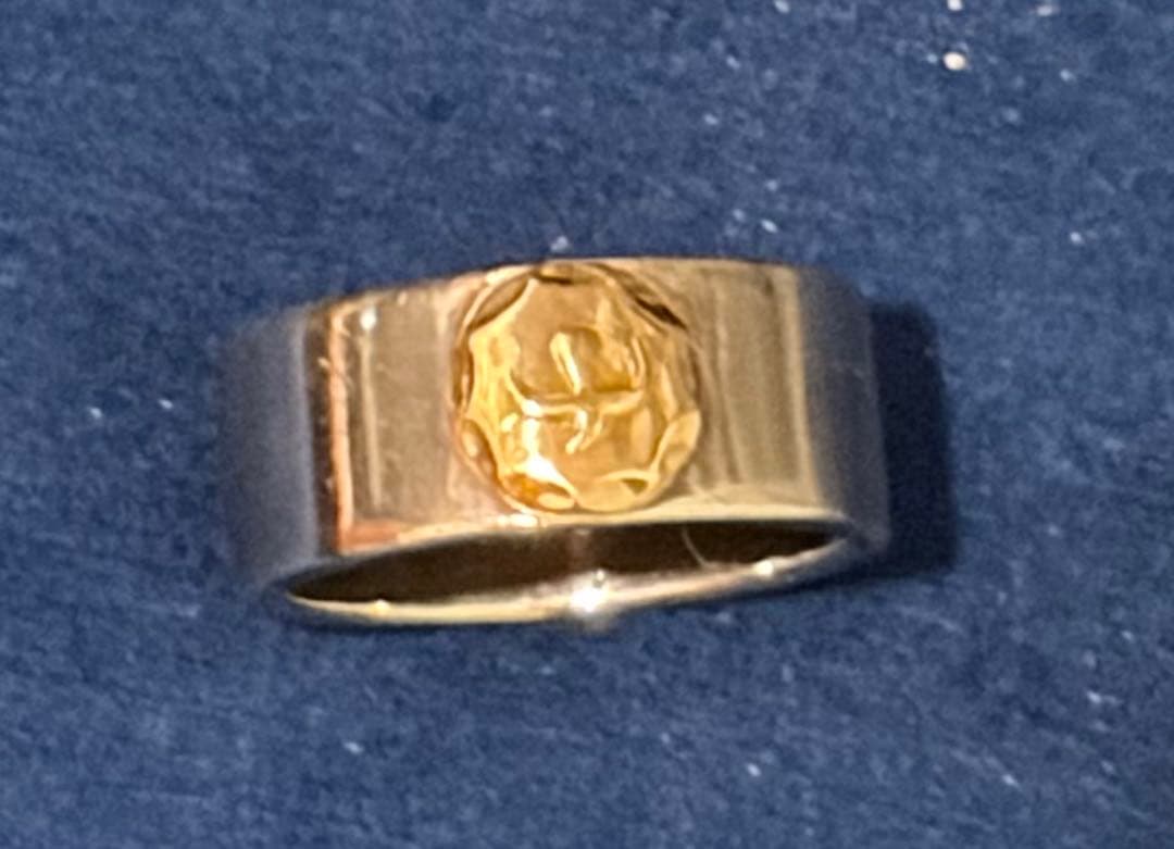 goro's(ゴローズ) 11.0号 平打ちリング シルバー/ゴールド