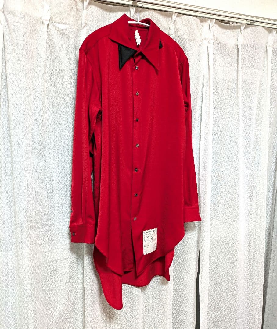 SOSHIOTSUKI 19aw ダブルカラーシャツ size46 赤