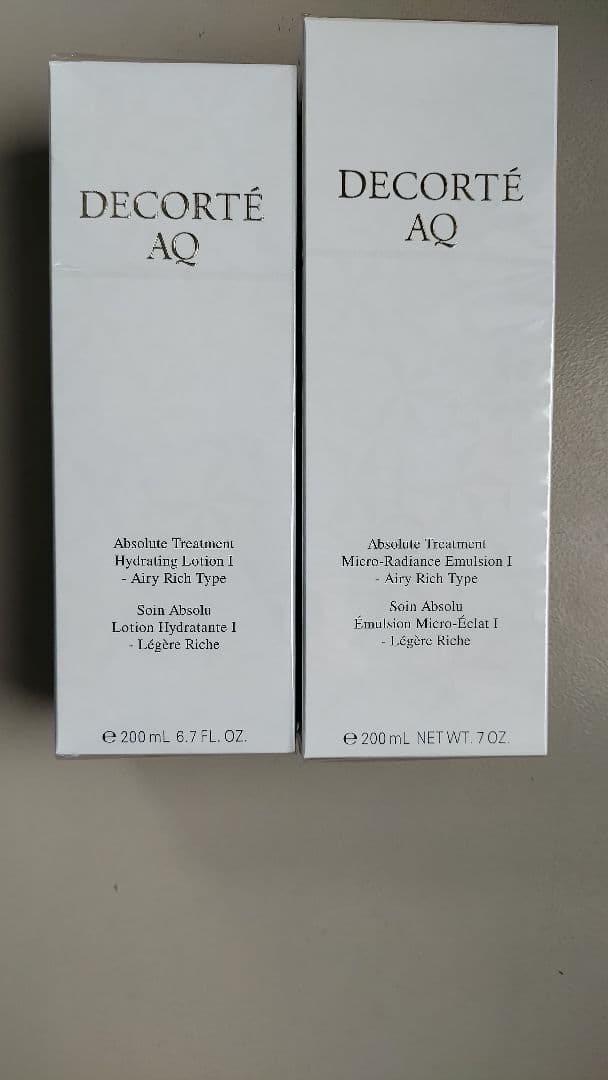 DECORTÉ AQ アブソリュート　ローションⅠ・エマルジョンⅠ　セット コスメデコルテ AQ キャンペーン