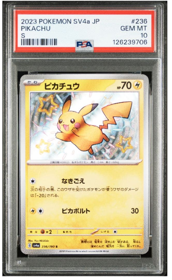 PSA 10 ピカチュウ 色違い 236/190