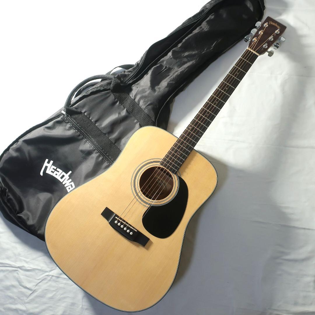 ほぼ未使用 Headway HCD-20 アコースティックギター ケース付