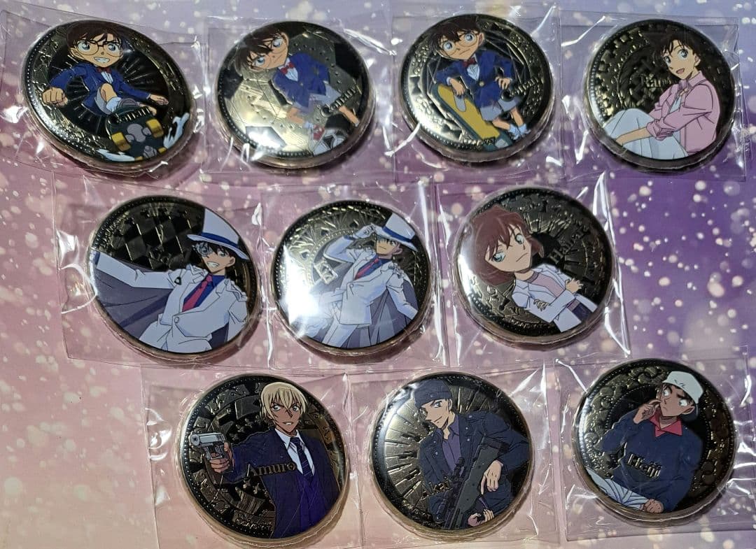 名探偵コナン 金バッジ vol.1 コンプリート 缶バッジ