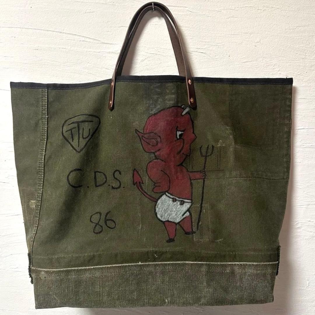 70'sビンテージ ミリタリー アメリカ軍 トートショルダーバッグ RRL 34