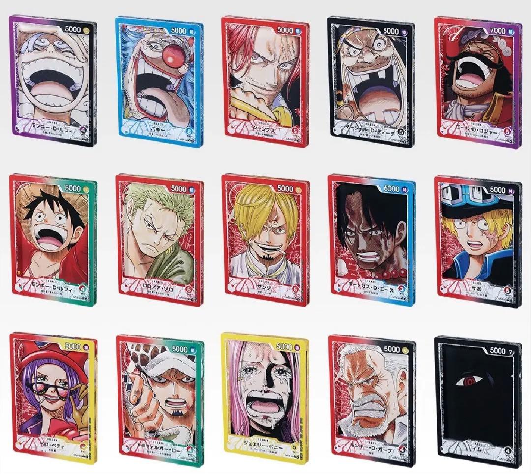 一番くじ　ワンピースカードゲーム　G賞　カードデザインアクリルスタンド　コンプ