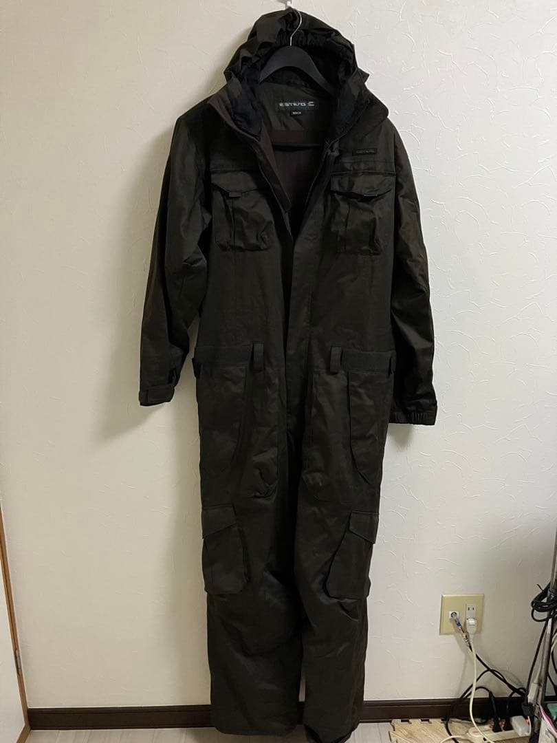 ESTIVO エスティボ スノーボードウェア オーバーオール M ブラウン
