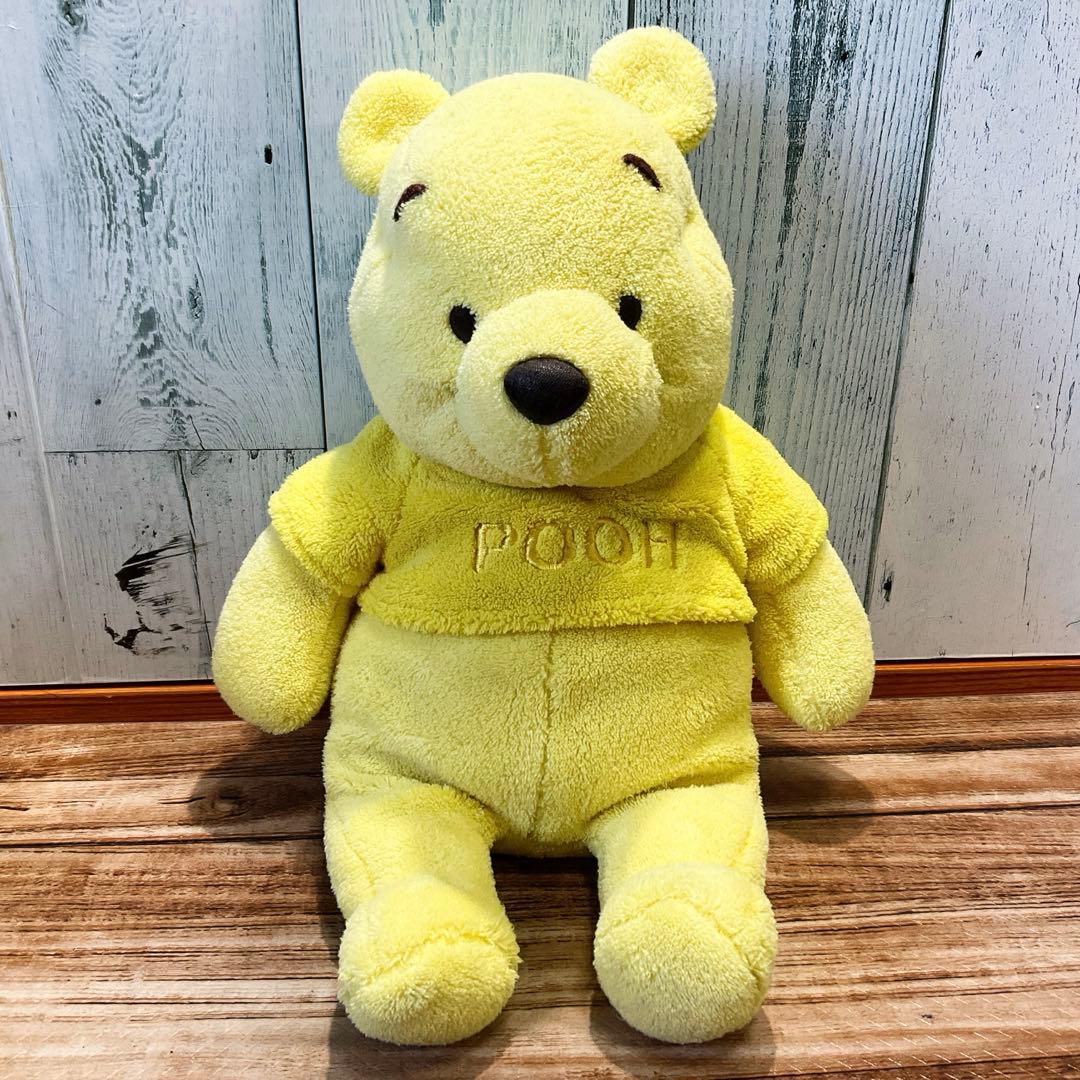 ディズニーストア限定 プーさん ぬいぐるみ 単色 ヴィンテージ