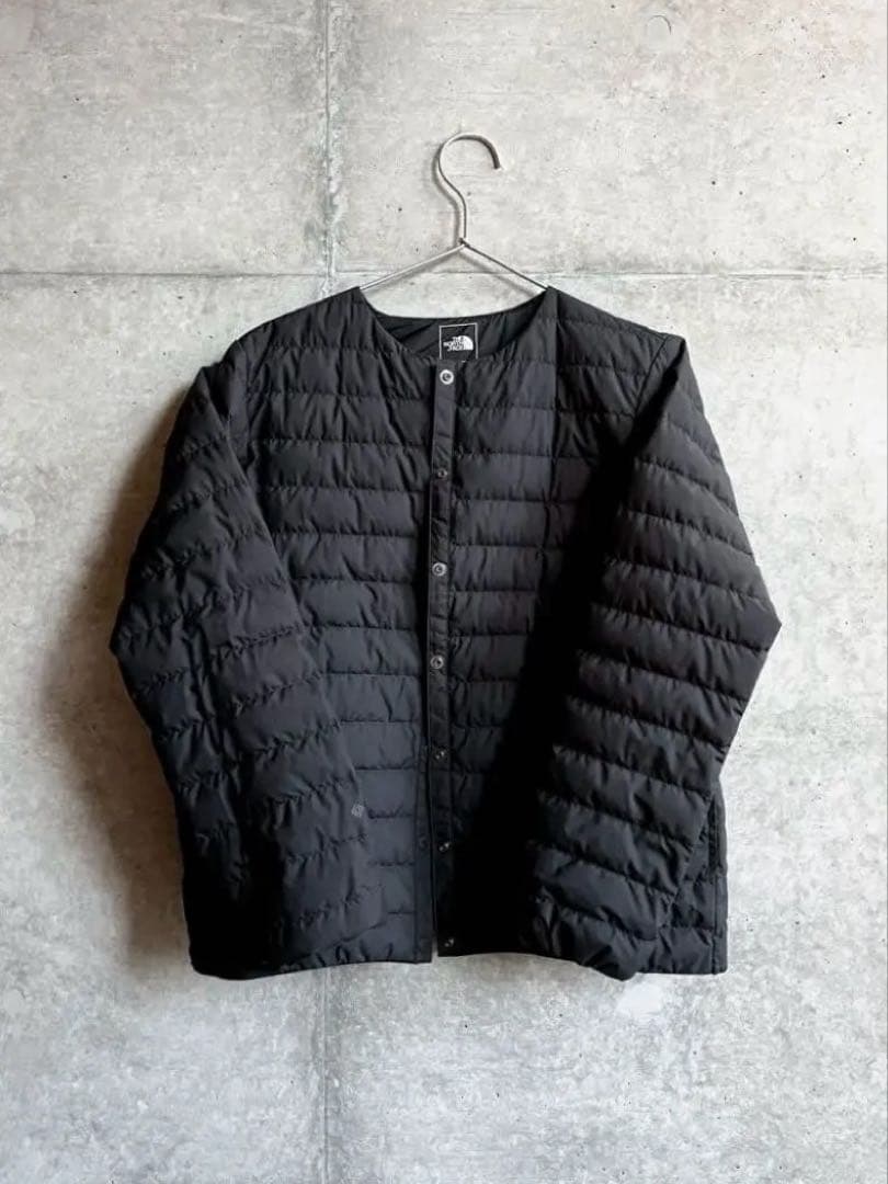 THE NORTH FACE シェルカーディガン　インナーダウン　L ブラック
