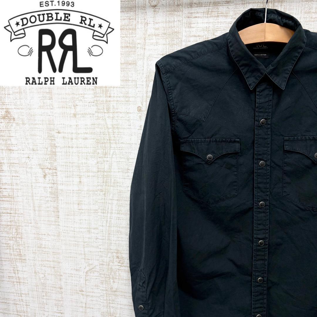 2506F44《RRL》ダブルアールエル　ウェスタンシャツ　コットン