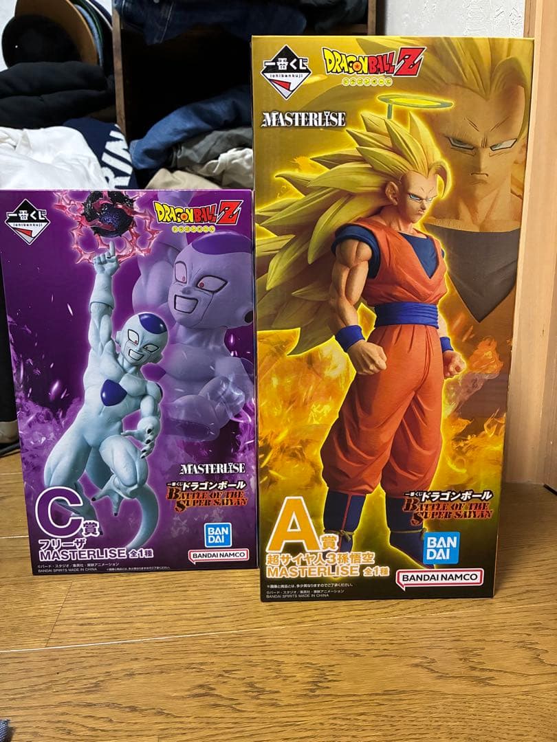 一番くじ　ドラゴンボール　A賞超スーパーサイヤ人3孫悟空　C賞フリーザ　セット